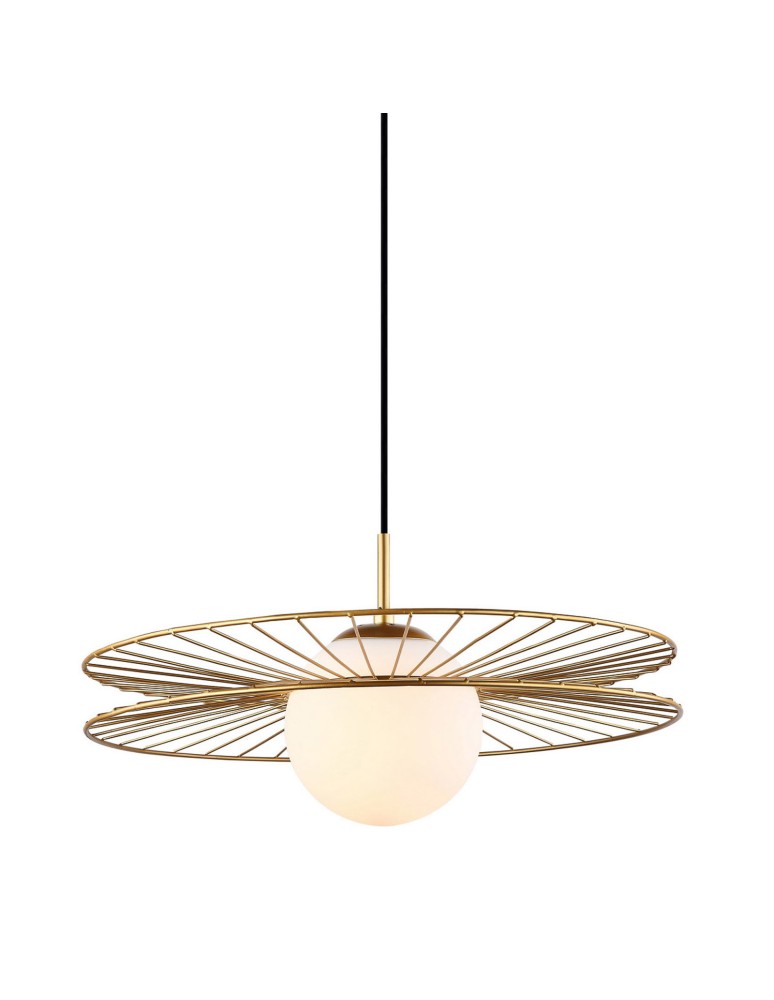 Loft pendant lamps - ITALUX Sandy Gold Pendant 1xE27 40W MDM-4002/1 GD - product kolory-swiatla.pl 2