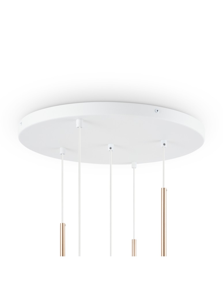 Pendant lamps - Maytoni Basic form Glass Ball Pendant Lamp 5xE14 40W Gold MOD321PL-05G. - product kolory-swiatla.pl 7