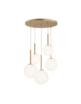 Maytoni Basic form Glass Ball Pendant Lamp 5xE14 40W Gold MOD321PL-05G1. - product 2