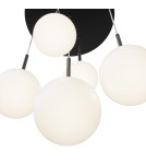 Pendant lamps - Maytoni Basic form Glass Ball Pendant Lamp 5xE14 40W Black MOD321PL-05B. - product 3