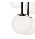 Pendant lamps - Maytoni Basic form Glass Ball Pendant Lamp 5xE14 40W Black MOD321PL-05B. - product 4