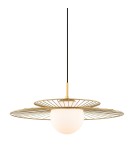 Loft pendant lamps - ITALUX Sarah Gold Pendant 1xE27 40W MDM-4000/1 GD - product 1