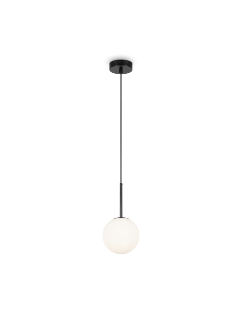 Pendant lamps - Maytoni Basic form Glass Ball Pendant Lamp 1xE14 40W Black MOD321PL-01B. - product kolory-swiatla.pl 1