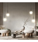 Pendant lamps - Maytoni Basic form Glass Ball Pendant Lamp 1xE14 40W Black MOD321PL-01B. - product 2