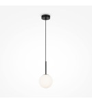 Pendant lamps - Maytoni Basic form Glass Ball Pendant Lamp 1xE14 40W Black MOD321PL-01B. - product 5