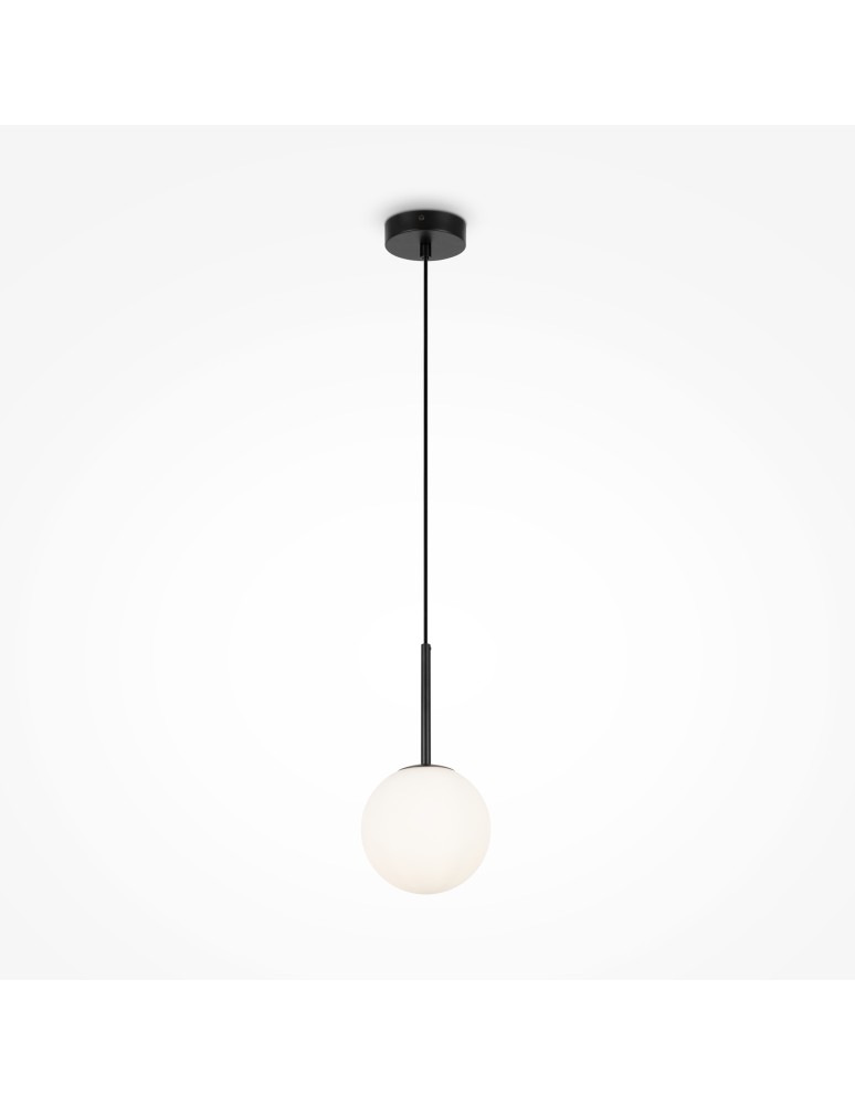 Pendant lamps - Maytoni Basic form Glass Ball Pendant Lamp 1xE14 40W Black MOD321PL-01B. - product kolory-swiatla.pl 5
