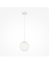 Maytoni Basic form Lampa Wisząca Szklana Kula 1xE14 40W Biały MOD321PL-01W1