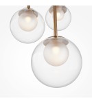 Pendant lamps spheres - Maytoni Basic form Glass Ball Pendant Lamp 3xG9 20W Gold MOD521PL-03G. - product 2