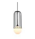 Loft pendant lamps - ITALUX Simon Black Pendant 1xG9 25W MDM-3938/1 BK - product 1