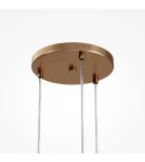 Pendant lamps spheres - Maytoni Basic form Glass Ball Pendant Lamp 3xG9 20W Gold MOD521PL-03G. - product 5
