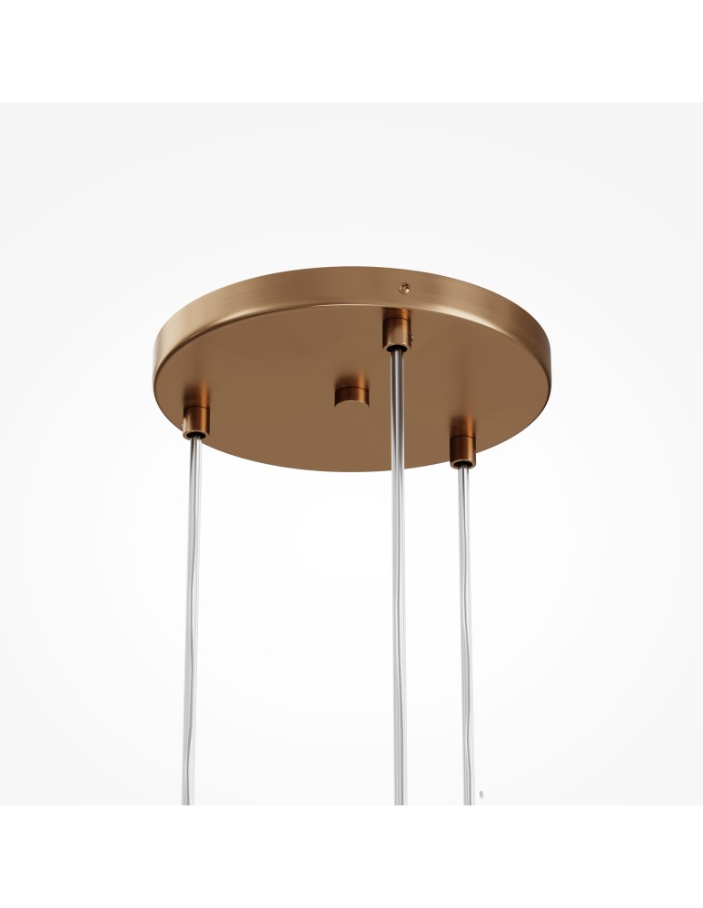 Pendant lamps spheres - Maytoni Basic form Glass Ball Pendant Lamp 3xG9 20W Gold MOD521PL-03G. - product kolory-swiatla.pl 5