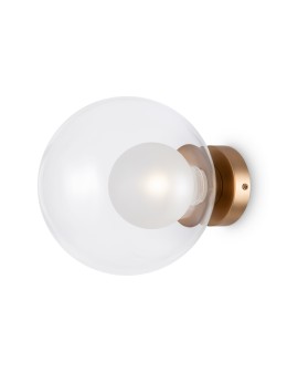 Maytoni Basic form Kinkiet/Ścienna 1xG9 20W Złoty MOD521WL-01G3