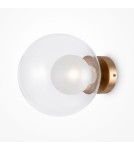 Wall lamps spheres - Maytoni Basic form Wall lamp/wall lamp 1xG9 20W Gold MOD521WL-01G3 - product 4
