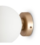 Maytoni Basic form Kinkiet/Ścienna 1xE14 40W Złoty MOD321WL-01G1