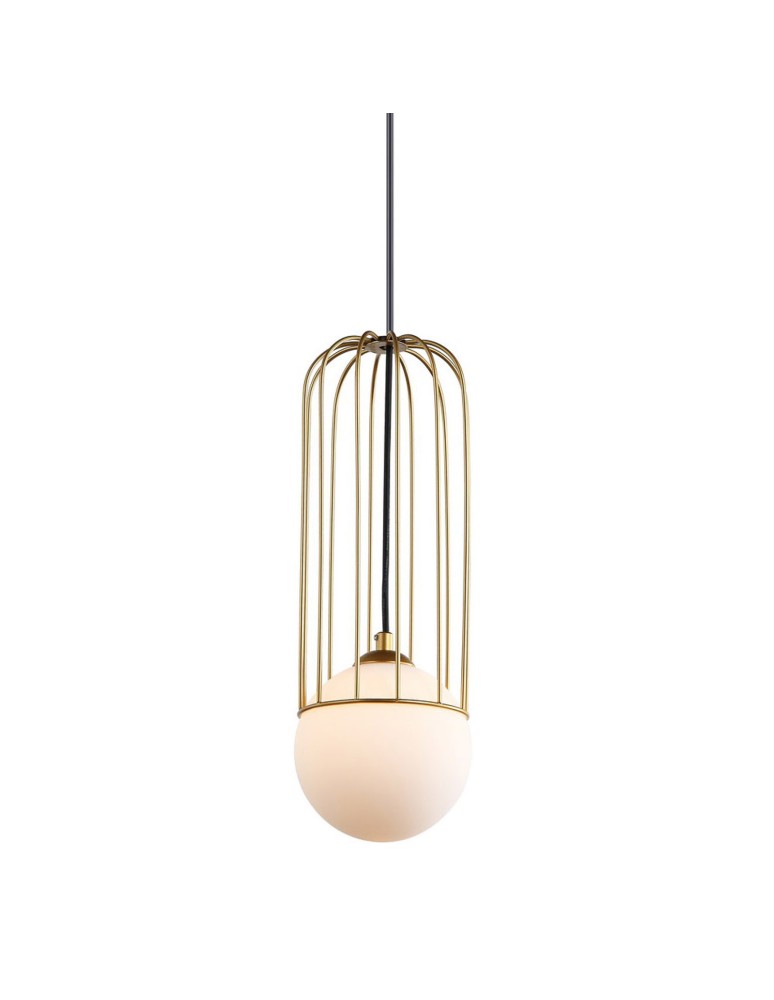Loft pendant lamps - ITALUX Simon Gold Pendant 1xG9 25W MDM-3938/1 GD - product kolory-swiatla.pl 1