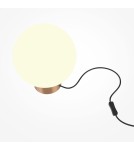 Maytoni Basic form Lampa Stołowa 1xE14 40W Złoty MOD321TL-01G3