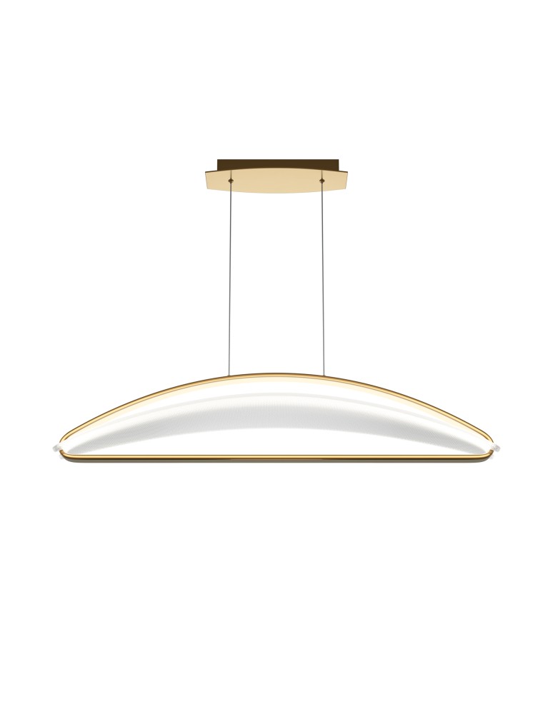 Pendant lamps - Maytoni Breeze LED Pendant Lamp 34W 2040lm 3000K Brass MOD281PL-L34BS3K. - product kolory-swiatla.pl 1