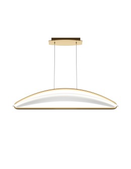 Maytoni Breeze Lampa Wisząca LED 34W 2040lm 3000K Mosiądz MOD281PL-L34BS3K