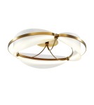 LED ceiling lamps - Maytoni Breeze LED Ceiling Lamp 45W 2700lm 3000K Brass MOD281CL-L45BS3K. - product 1