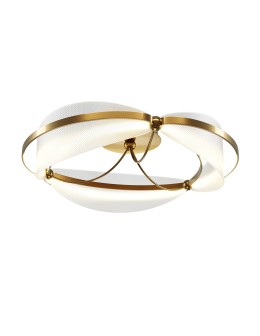 Maytoni Breeze Lampa Sufitowa LED 45W 2700lm 3000K Mosiądz MOD281CL-L45BS3K