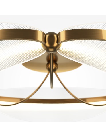 Maytoni Breeze Lampa Sufitowa LED 45W 2700lm 3000K Mosiądz MOD281CL-L45BS3K - produkt 2
