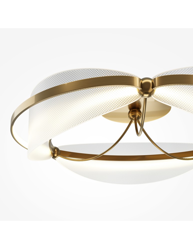 LED ceiling lamps - Maytoni Breeze LED Ceiling Lamp 45W 2700lm 3000K Brass MOD281CL-L45BS3K. - product kolory-swiatla.pl 3