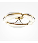 Maytoni Breeze Lampa Sufitowa LED 45W 2700lm 3000K Mosiądz MOD281CL-L45BS3K