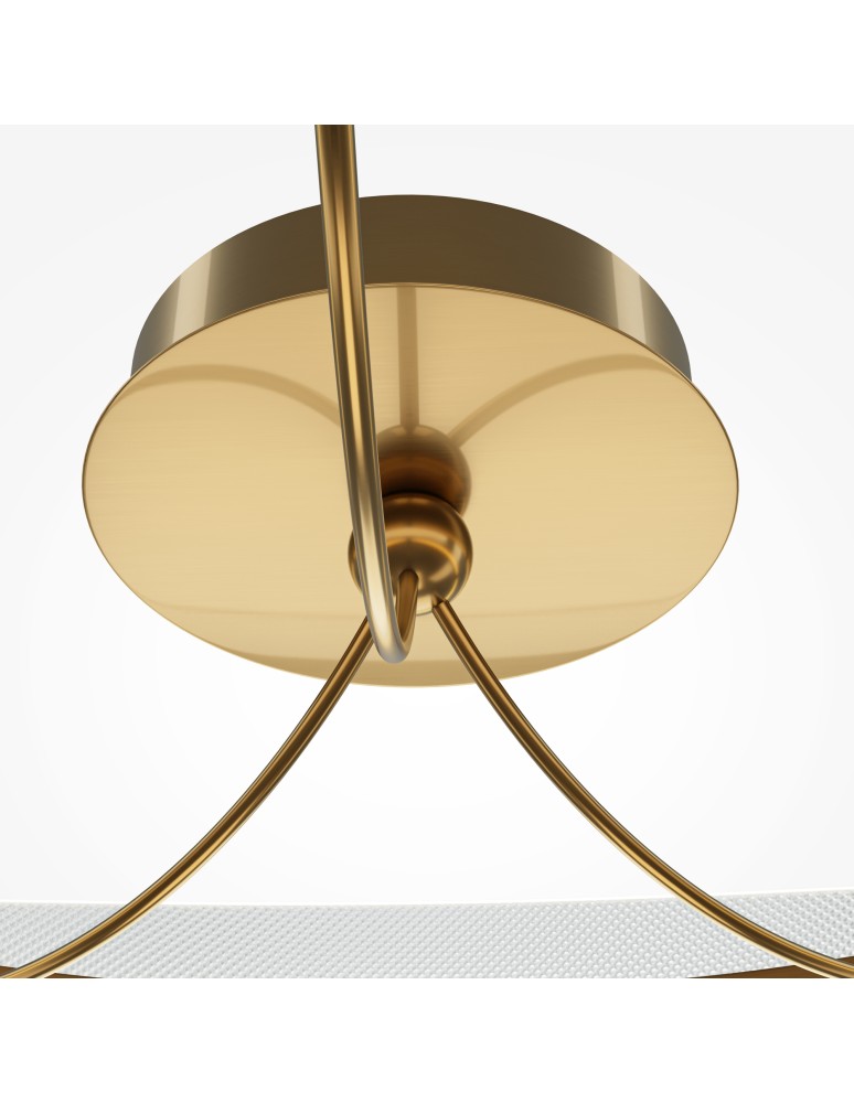 LED ceiling lamps - Maytoni Breeze LED Ceiling Lamp 45W 2700lm 3000K Brass MOD281CL-L45BS3K. - product kolory-swiatla.pl 5