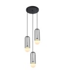 Loft pendant lamps - ITALUX Simon Black Pendant 3xG9 25W MDM-3938/3 BK - product 1