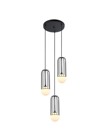 ITALUX Simon Black Pendant 3xG9 25W MDM-3938/3 BK