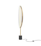 LED floor lamps - Maytoni Breeze LED Floor Lamp 33W 1980lm 3000K Brass MOD281FL-L33BS3K. - product 1