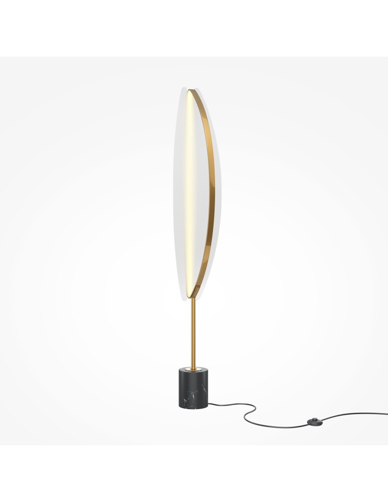 LED floor lamps - Maytoni Breeze LED Floor Lamp 33W 1980lm 3000K Brass MOD281FL-L33BS3K. - product kolory-swiatla.pl 4