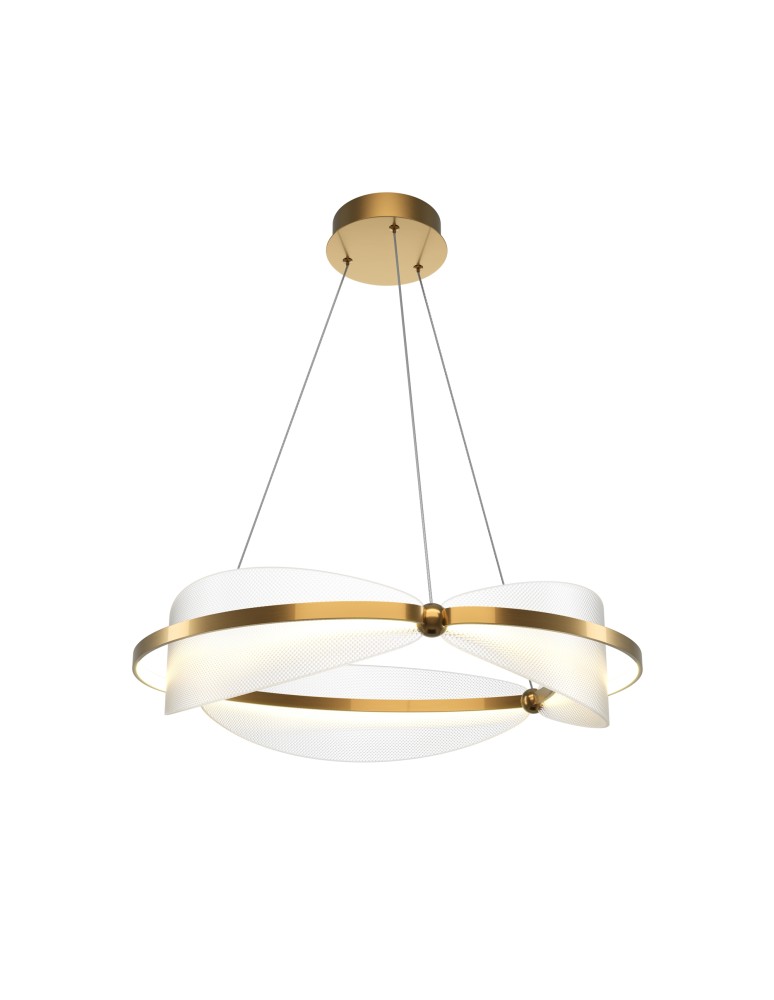 Pendant lamps - Maytoni Breeze LED Pendant Lamp 45W 2700lm 3000K Brass MOD281PL-L45BS3K. - product kolory-swiatla.pl 1