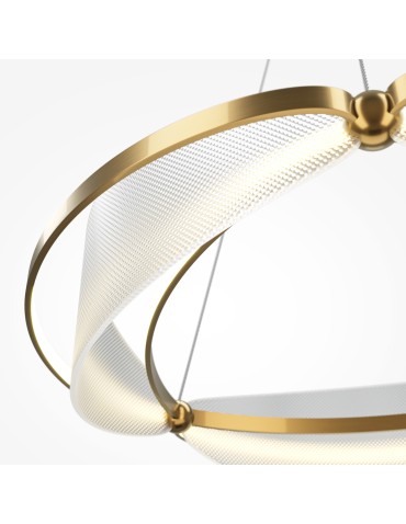 Maytoni Breeze Lampa Wisząca LED 45W 2700lm 3000K Mosiądz MOD281PL-L45BS3K - produkt 2