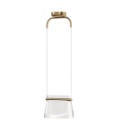 Pendant lamps - Maytoni Cabaret LED Pendant Lamp 8W 850lm 3000K Brass MOD170PL-L8BS3K. - product 1