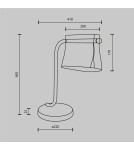 Modern table lamps - Maytoni Cabaret LED Table Lamp 8W 850lm 3000K Brass MOD170TL-L8BS3K. - product 3