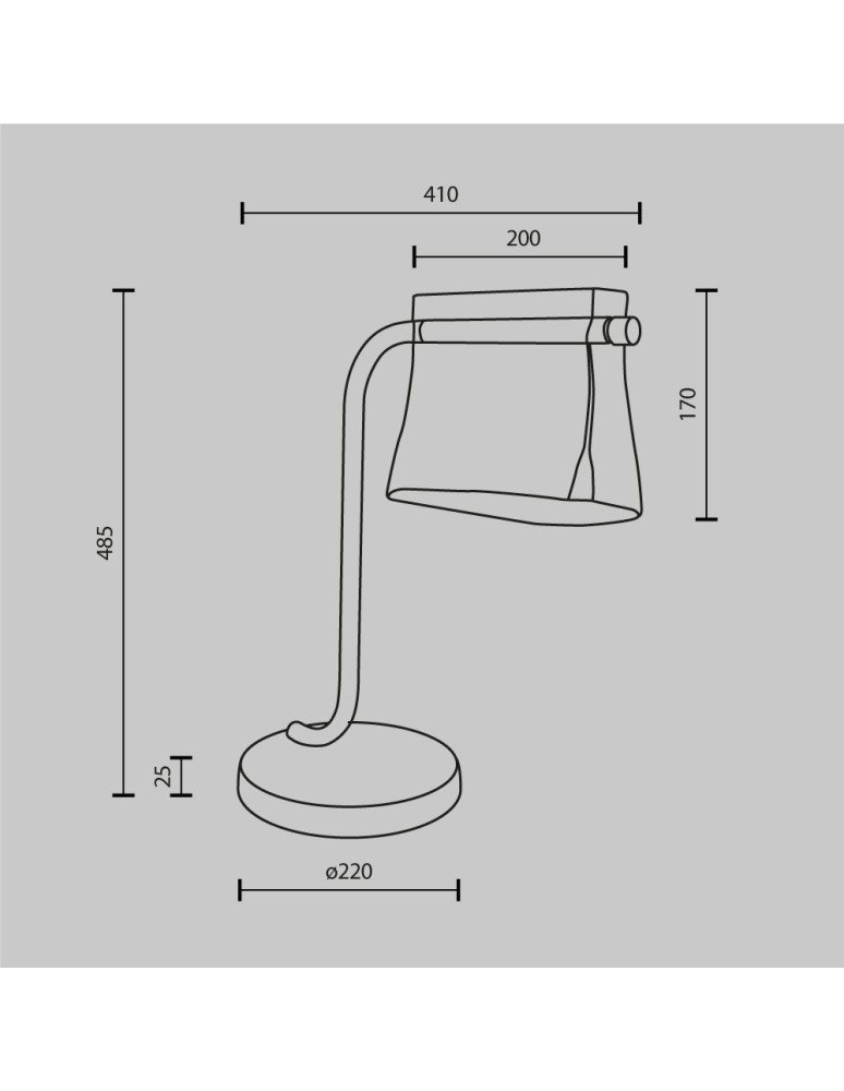 Modern table lamps - Maytoni Cabaret LED Table Lamp 8W 850lm 3000K Brass MOD170TL-L8BS3K. - product kolory-swiatla.pl 3