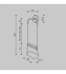 Designer wall lamps - Maytoni Cabaret LED wall lamp/wall lamp 8W 850lm 3000K Brass MOD170WL-L8BS3K1 - product 3