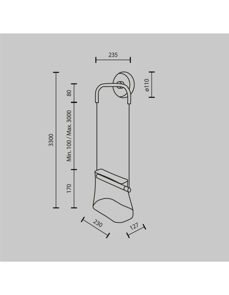 Maytoni Cabaret Kinkiet/Ścienna LED 8W 850lm 3000K Mosiądz MOD170WL-L8BS3K1