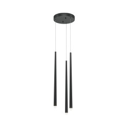 Maytoni Cascade Lampa Wisząca Sople LED 18W 1400lm 4000K Czarny MOD132PL-L28BK1