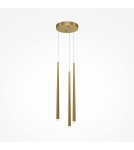 Pendant lamps - Maytoni Cascade Icicle Pendant Lamp 3xLED 18W 1600lm 4000K Brass MOD132PL-L36BSK1 - product 1