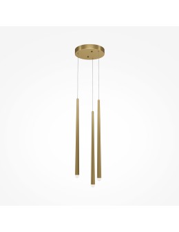 Maytoni Cascade Icicle Pendant Lamp 3xLED 18W 1600lm 4000K Brass MOD132PL-L36BSK1