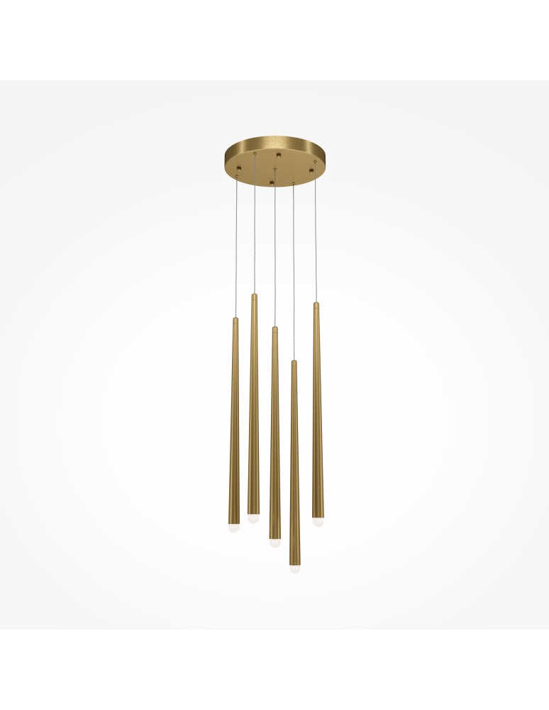 Pendant lamps - Maytoni Cascade LED icicle pendant lamp 30W 2650lm 4000K Brass MOD132PL-L36BSK2. - product kolory-swiatla.pl 1