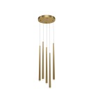 Pendant lamps - Maytoni Cascade LED icicle pendant lamp 30W 2650lm 4000K Brass MOD132PL-L36BSK2. - product 2