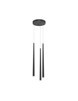 Maytoni Cascade Lampa Wisząca Sople LED 19W 1400lm Czarny MOD132PL-L18BK