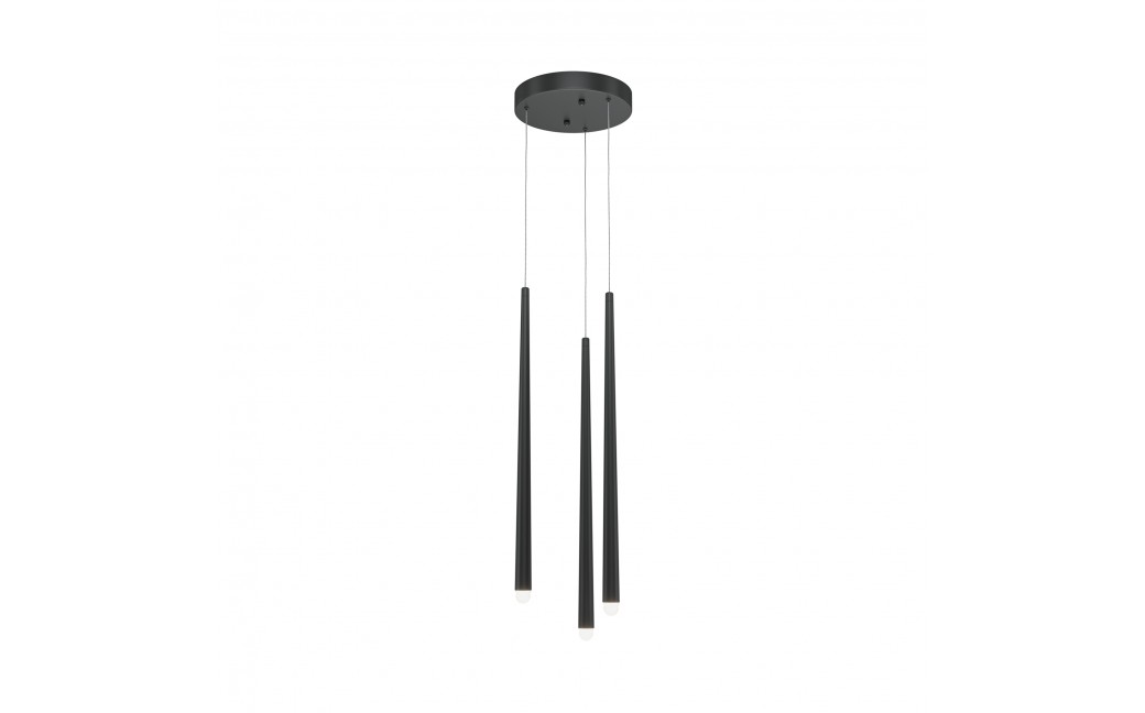 Maytoni Cascade Lampa Wisząca Sople LED 19W 1400lm Czarny MOD132PL-L18BK