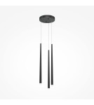 Pendant lamps - Maytoni Cascade LED icicle pendant lamp 19W 1400lm Black MOD132PL-L18BK - product 4