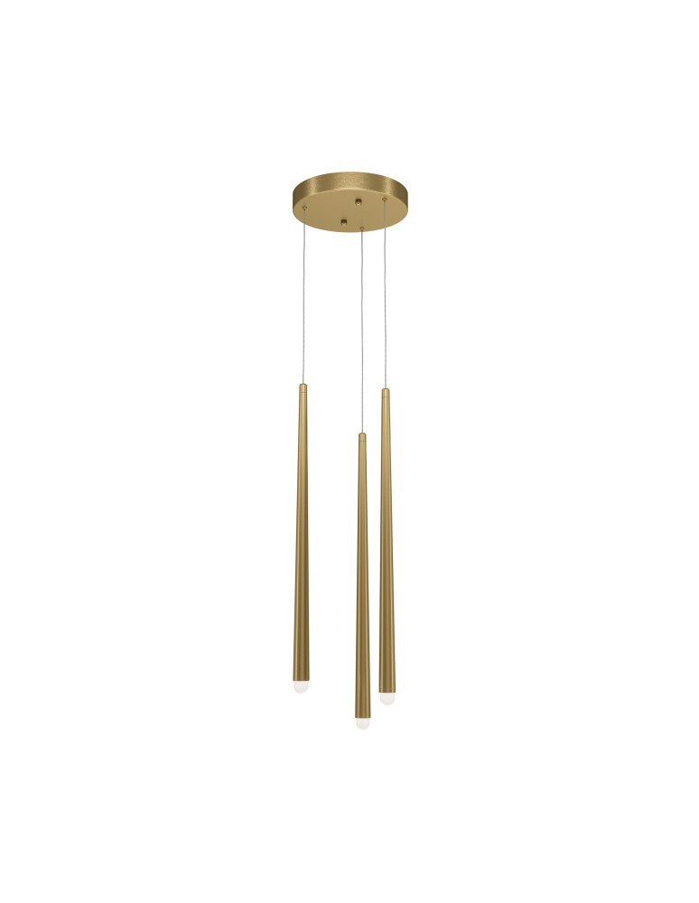 Icicle pendant lamps - Maytoni Cascade LED Icicle Pendant Lamp 19W 1500lm Brass MOD132PL-L18BSK. - product kolory-swiatla.pl 1