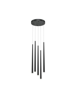Maytoni Cascade LED icicle pendant lamp 31W 2400lm Black MOD132PL-L30BK
