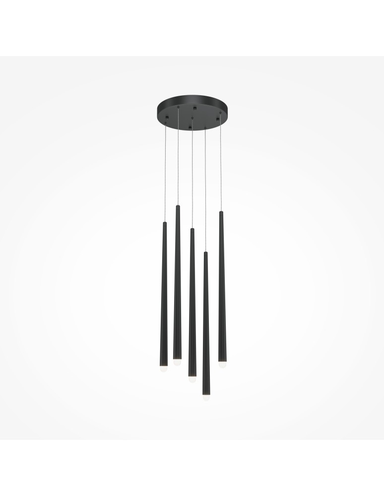 Pendant lamps - Maytoni Cascade LED icicle pendant lamp 31W 2400lm Black MOD132PL-L30BK - product kolory-swiatla.pl 4